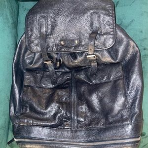 red balenciaga backpack